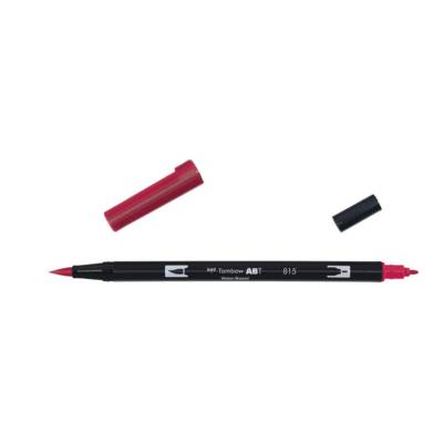 Feutre Dessin Double Pointe ABT Dual Brush Pen 815 cerise - TOMBOW