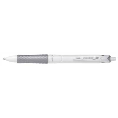 Stylo bille rétractable Grip ACROBALL PURE WHITE 1.0 Trait 0,4 mm Noir - PILOT