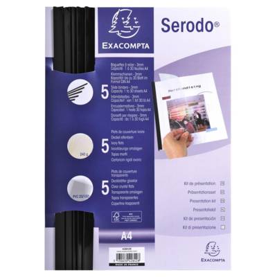 Kit de présentation Serodo noir et Ivoire - EXACOMPTA