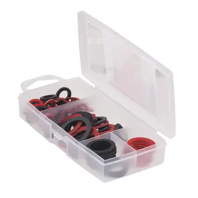 Coffret 90 joints fibre + caoutchouc - 12X17 / 15X21 / 20X27 / 26X34 - NOYON ET THIEBAULT - BJFC90 - NOYON & THIEBAULT