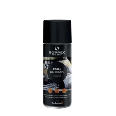 Huile de coupe aérosol 400ml - SOPPEC - 930107W