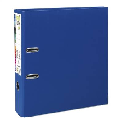 Classeur à levier Prem'Touch en polypropylène - Dos 80mm - A4 maxi - Bleu foncé - EXACOMPTA