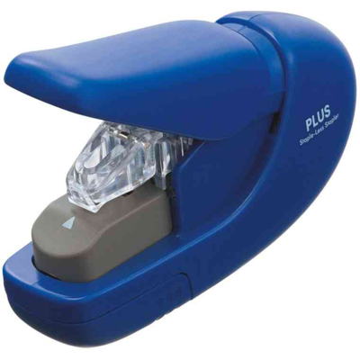 Agrafeuse sans agrafes SL-106AB 5 feuilles bleu - Plus Japan