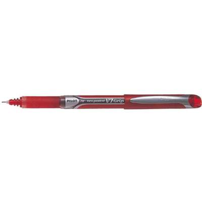 Stylo roller à encre Hi-Tecpoint V7 Grip, rouge - PILOT