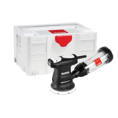 Mini ponceuse orbitale filaire Ventury - Ø 125 mm - 200 W - Avec contrôle de vitesse + Unité de filtrage dans Systainer - RUPES - LR71TE/BOX
