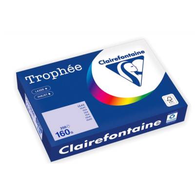 Ramette Papier FSC A4 160g 250 Feuilles Lilas - CLAIREFONTAINE