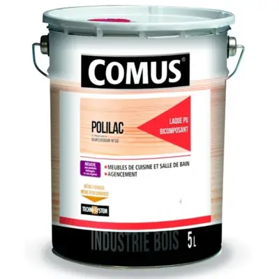 Laque polyuréthane Polilac 2090 1000 COMUS - Blanc - Pot 1 L - 7796 - COMUS SAS