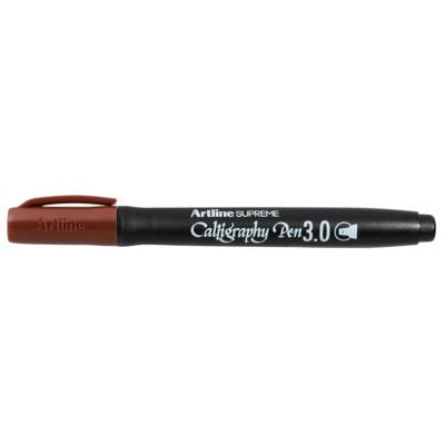 Marqueur "Calligraphy Pen" pointe 3 mm coloris sépia - ARTLINE