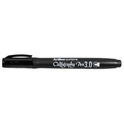 Marqueur "Calligraphy Pen" pointe 3 mm coloris noir - ARTLINE