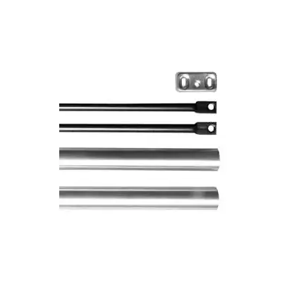Jeu de tringles et capots pour porte 2400 m + Obturateur ISEO - Noir - 94100205 - CAVERS ISEO