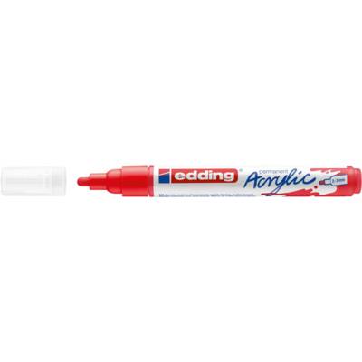 Marqueur Acrylique 5100 Rouge Trafic Pointe Moyenne 2-3 mm - EDDING