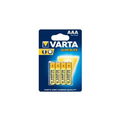 Pack de 4 piles Superlife R03 Micro AAA 1,5V - VARTA