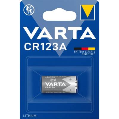 Pile photo "Professional Lithium" CR123A 3,0 volt - VARTA