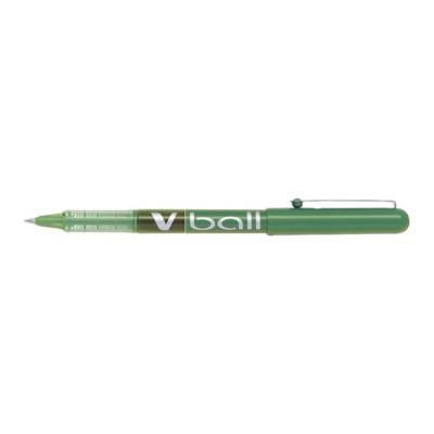 Stylo roller V Ball VB5 Encre liquide Pointe métal Fine Vert - PILOT