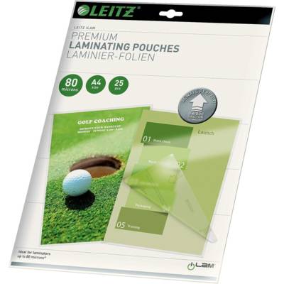 Paquet de 25 Pochettes à plastifier iLAM UDT A4 Brillante 160 Microns (2x80) - LEITZ