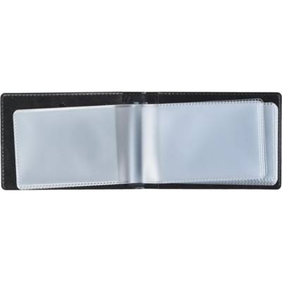 Etui matière synthétique pour 40 cartes de visite 90 x 58 mm, noir - SIGEL