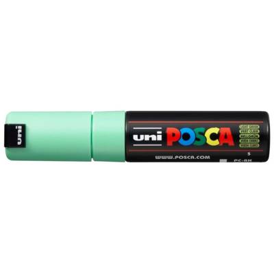 Marqueur pointe large biseautée pc8k 8mm vert clair - POSCA