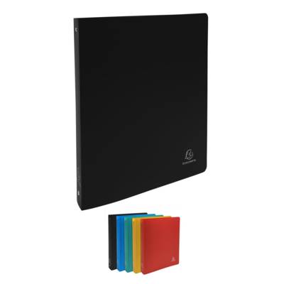 Classeur 4 anneaux 30mm polypropylène OPAK - A4 Maxi - Coloris Aléatoire - EXACOMPTA