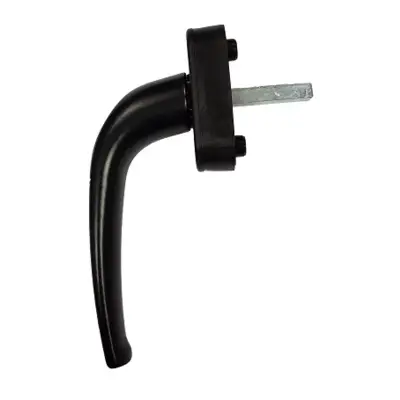 Bouton oscillo-battant alu Falcon accous PRODIF Carré 7x25 mm vis 5x35 mm - Noir 9005 - BCA40126 - PRODIF - SOMEC