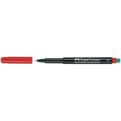 Marqueur permanent MULTIMARK, 513 F, rouge - Faber-Castell