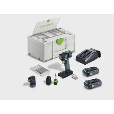 Perceuse-visseuse sans fil TXS 18 TBX 4,0 I-Set - FESTOOL - avec 2 batteries 4Ah - chargeur - SYSYTAINER - 579350