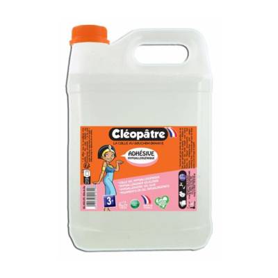 Colle transparente hypoallergénique "Adhésive" en 2kg - CLÉOPÂTRE