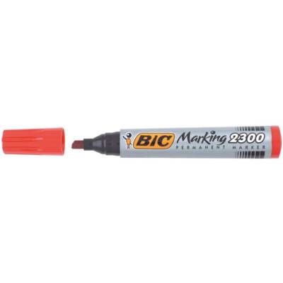 Marqueur Permanent MARKING 2300 pointe Biseau Large Rouge - BIC