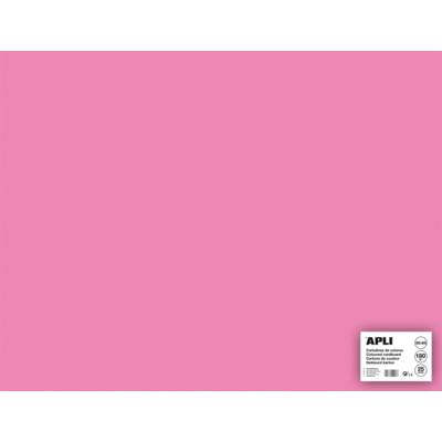 Etui Cartoline de Bricolage 180g/m² 50X65cm 25 Feuilles Rose - APLI-AGIPA