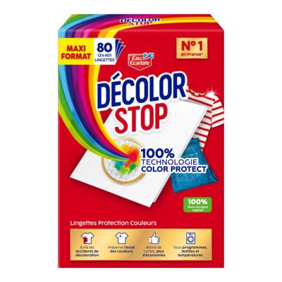 Protection Couleurs x80 Lingettes - DECOLOR STOP