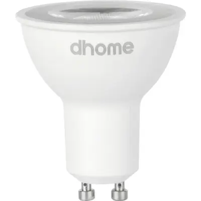 Ampoule LED spot - GU10 - 4 W - 345 lm - 4000 K - 36° - 1 pièce - Boite - DHOME - 249247