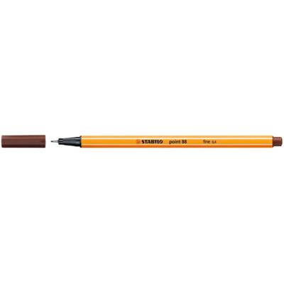 Stylo-Feutre POINT 88 Pointe Fine 0,4 mm Brun - STABILO