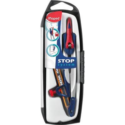 Coffret compas Stop System Bague universelle et Crayon - MAPED