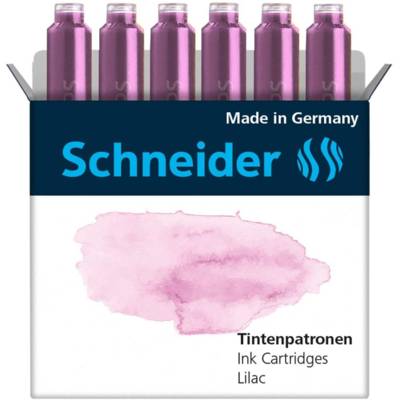 Etui de 6 Cartouches d'encre pour Stylo plume Pastel Lilas - Schneider