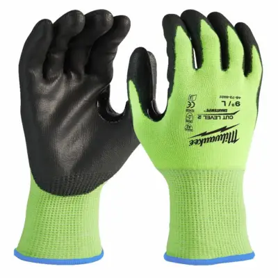 Gants MILWAUKEE HV Anti coupure niveau 2/B - Taille 11 - 4932479925