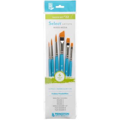 Pinceau SELECT ARTISTE syn set value 22- 6 pinceaux - PRINCETON