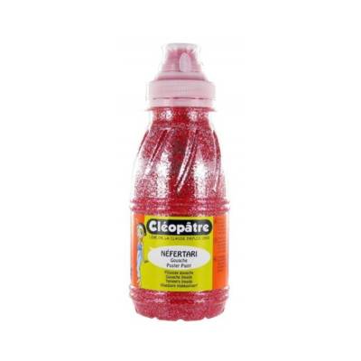 Peinture à l'eau Pailletée Rouge en 250 ml - CLÉOPÂTRE