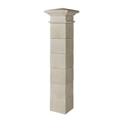 Kit 2 piliers VALANÇAY ton naturel - h.212 x L.35 x l.35 cm - Gedimat - ORSOL PRODUCTION