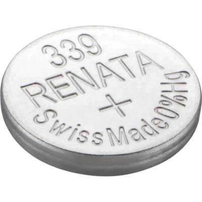 Pile bouton Silver Oxyde 339 / SR614 SW 0% mercure - RENATA