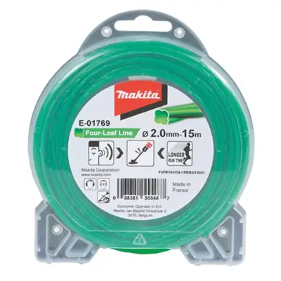 Fil nylon Trèfle torsadé MAKITA 2 mm x 15 m - E-01769