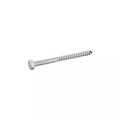 Vis à bois tête hexagonale - Tirefond Inox A2 (Modèle : 62304) - Ø 8 x 70 mm - BTE 100 - ACTON - 623048X70