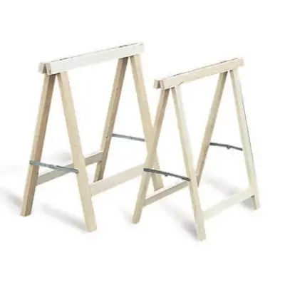 Tréteau pliant frêne 80 x 80 sect.55 x 30 compas zingué pro MERCIER - 418 - MERCIER OUTILS ET MANCHES