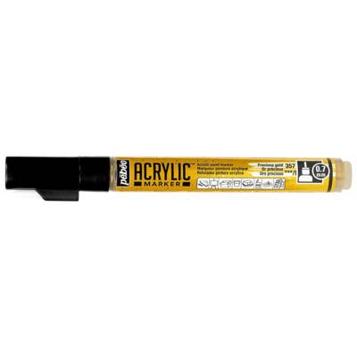 Marqueur acrylique Pointe ronde 0,7mm Or précieux - PÉBÉO