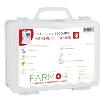 Valise de secours FARMOR - Membre Sectionné - VAL 2539 PP - FARMOR SARL
