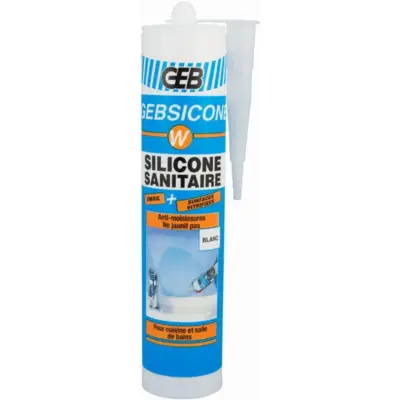 Mastic GEBSICONE W - Cartouche de 310 ml blanc - 893150