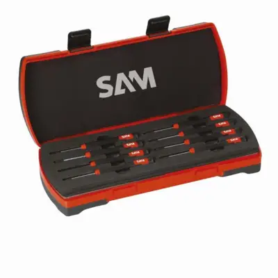 Coffret de 8 tournevis de precision SAM - 276J8 - SAM OUTILLAGE