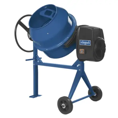 Bétonnière MIX160 SCHEPPACH - 230V 50Hz 650W 160L - 5908405901