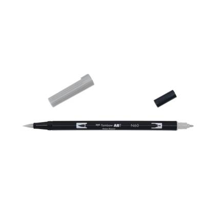 Feutre Dessin Double Pointe ABT Dual Brush Pen N60 gris froid 6 - TOMBOW