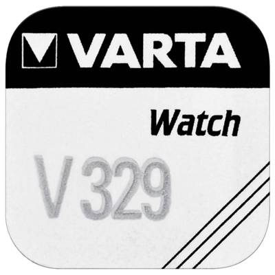 Pile oxyde argent pour montres V329 SR731SW 1,55 Volt, 36mAh - VARTA
