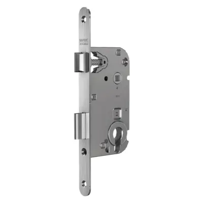 Serrure à larder 719 à clé I axe 50 mm zingué brossé droite - ASSA ABLOY - 1719950003 - ASSA ABLOY COTE PICARDE