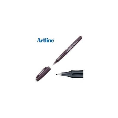 Marqueur "Calligraphy Pen" pointe 1 mm noir - ARTLINE